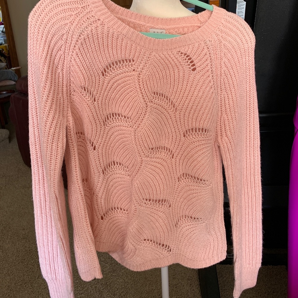 Pink sweater, worn once